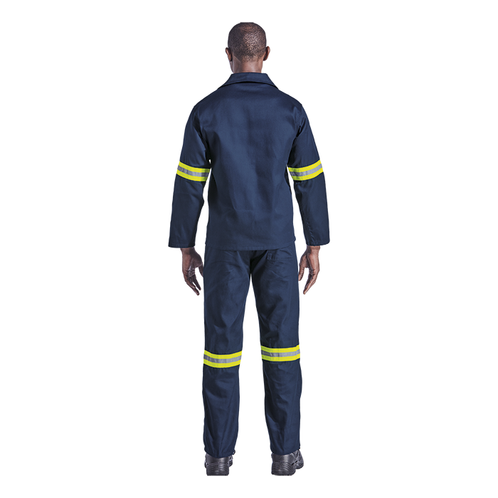 Barron Supreme Poly Cotton Conti Suit with Reflective