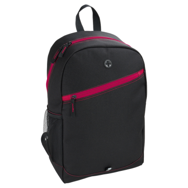 Barron Backpack with Contrast Colour Diagonal Zip