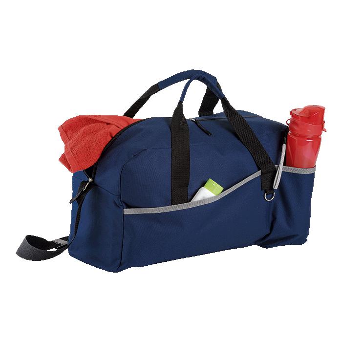 Sports Bag with Grey Trim - Barron