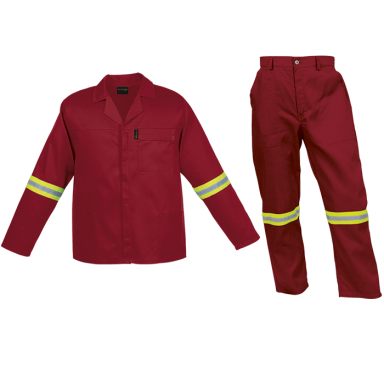 Barron Budget Poly Cotton Conti Suit with Reflective