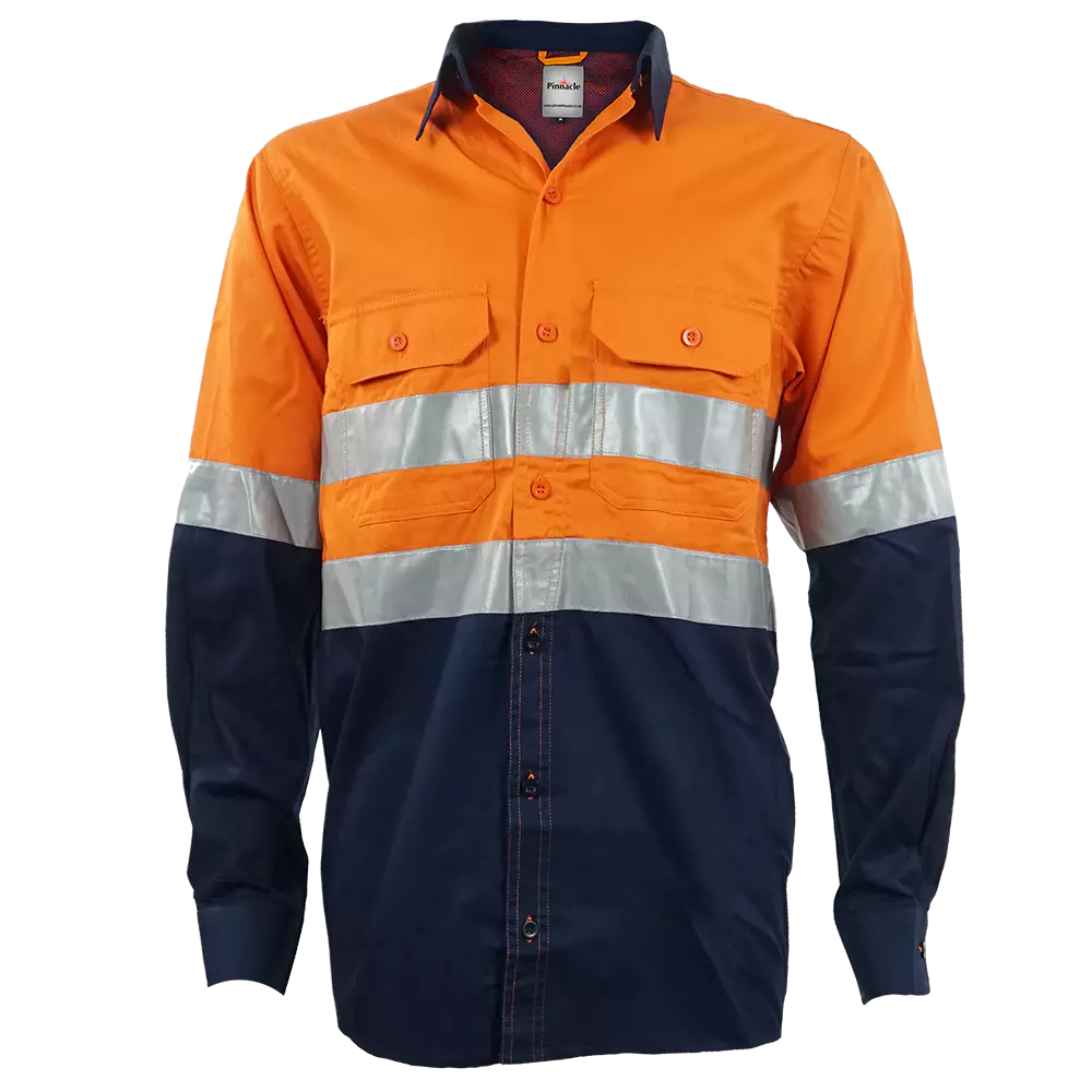 Pinnacle Vented Reflective Mining Shirt