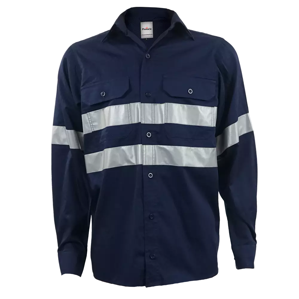 Pinnacle Vented Reflective Mining Shirt