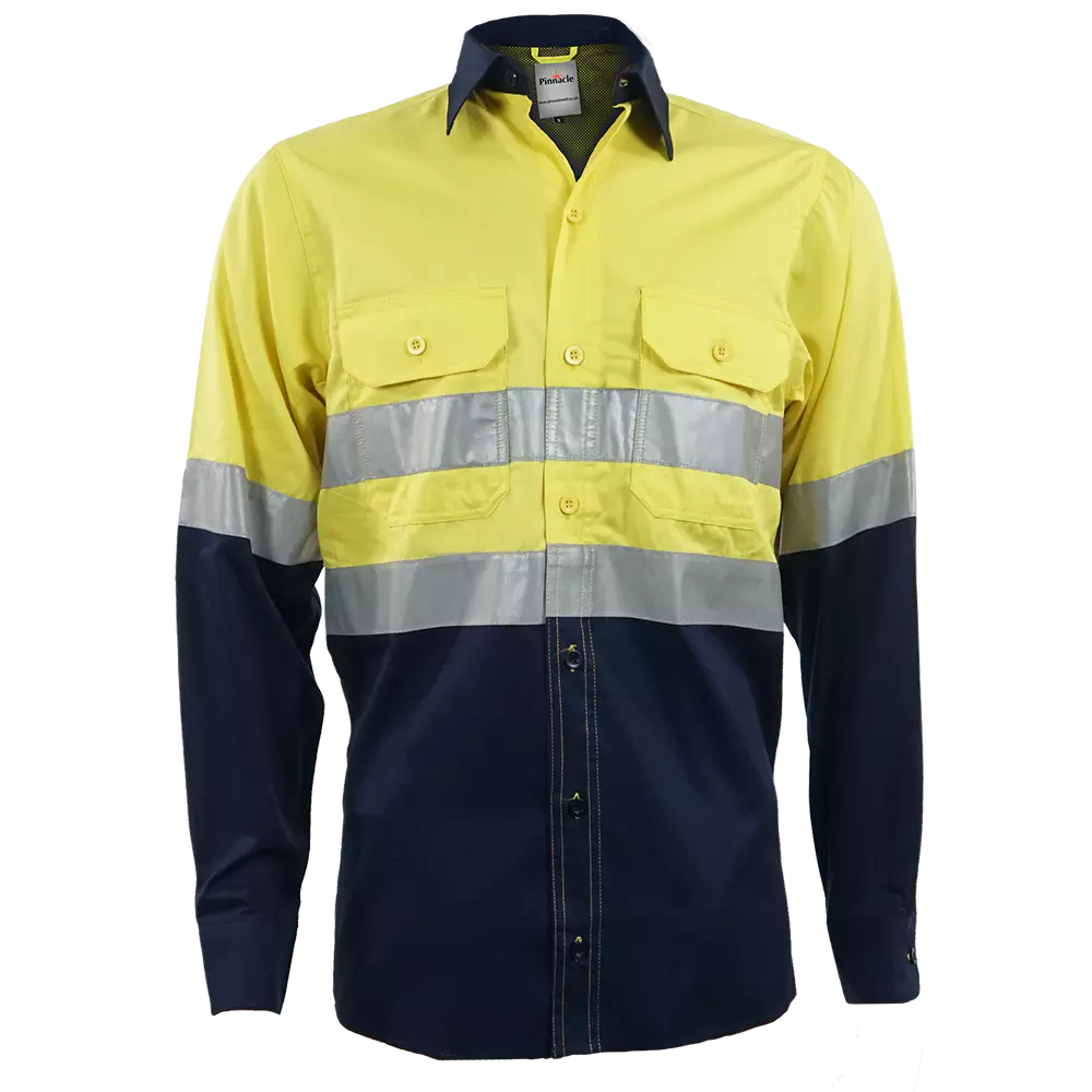 Pinnacle Vented Reflective Mining Shirt