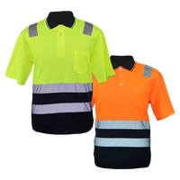 Pinnacle Two Tone Hiviz Golf Shirt