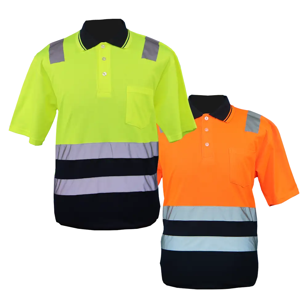 Pinnacle Two Tone Hiviz Golf Shirt