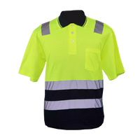 Pinnacle Two Tone Hiviz Golf Shirt