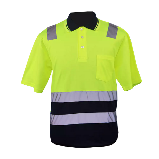 Pinnacle Two Tone Hiviz Golf Shirt