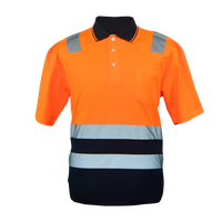 Pinnacle Two Tone Hiviz Golf Shirt