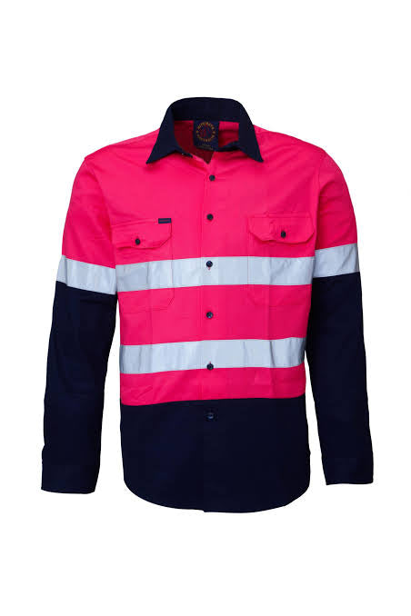 Pinnacle Vented Reflective Mining Shirt