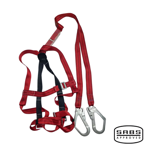 Pinnacle Alpha Double Lanyard Full Body Harness With Scaffolding Hooks