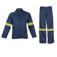 Barron Supreme Poly Cotton Conti Suit with Reflective
