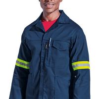Barron Supreme Poly Cotton Conti Suit with Reflective