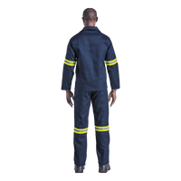 Barron Supreme Poly Cotton Conti Suit with Reflective