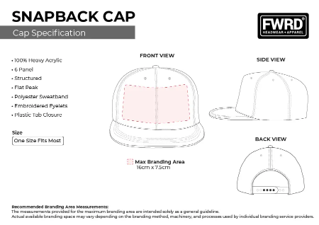 SNAPBACK CAP- FWRD