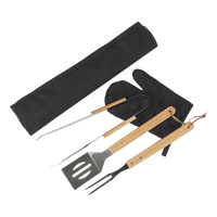Apron With Bbq Set - Barron