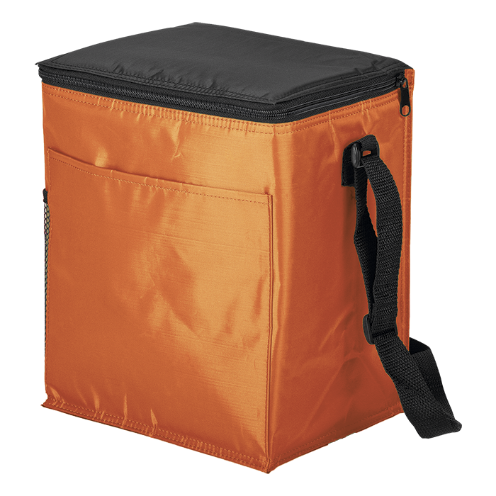 12 Can Cooler with 2 Exterior Pockets 70D PEVA Lining - Barron