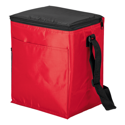 12 Can Cooler with 2 Exterior Pockets 70D PEVA Lining - Barron