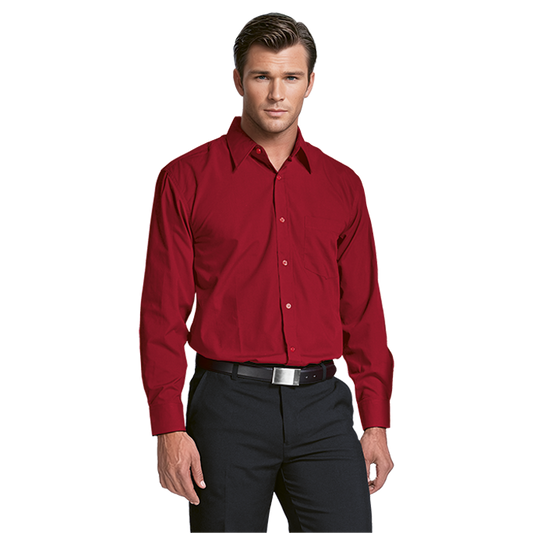 Basic Poly Cotton Lounge Long Sleeve Mens - Barron