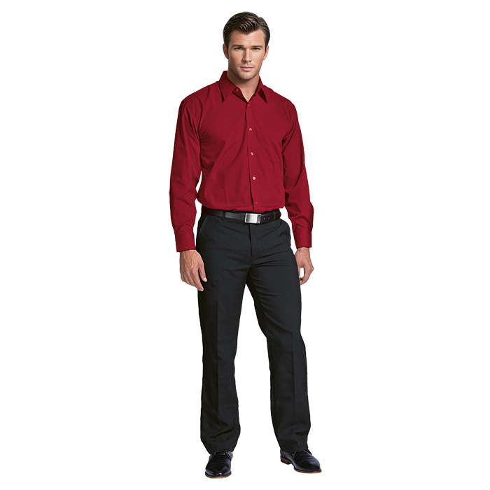 Basic Poly Cotton Lounge Long Sleeve Mens - Barron