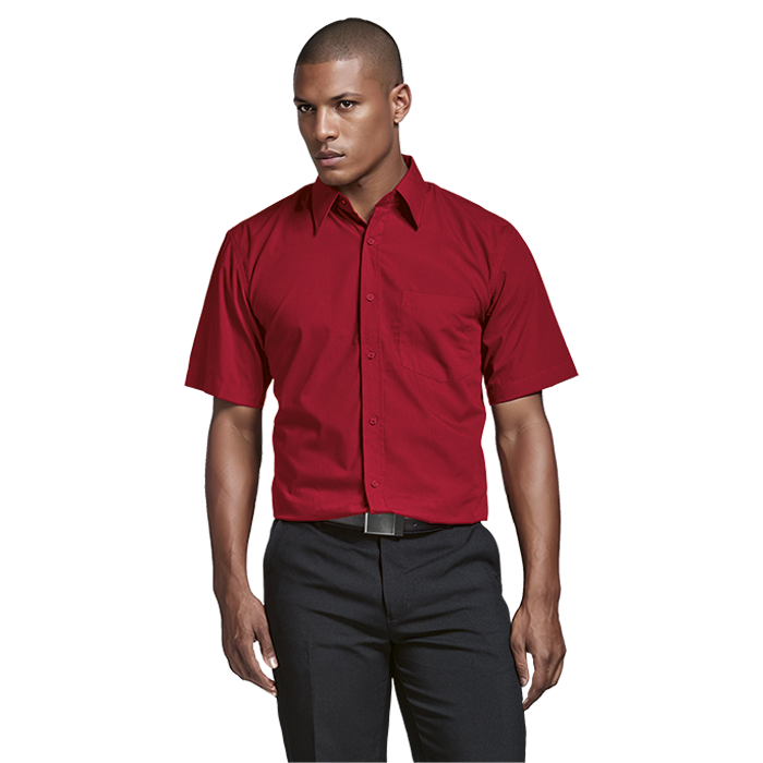 Basic Poly Cotton Lounge Short Sleeve Mens - Barron