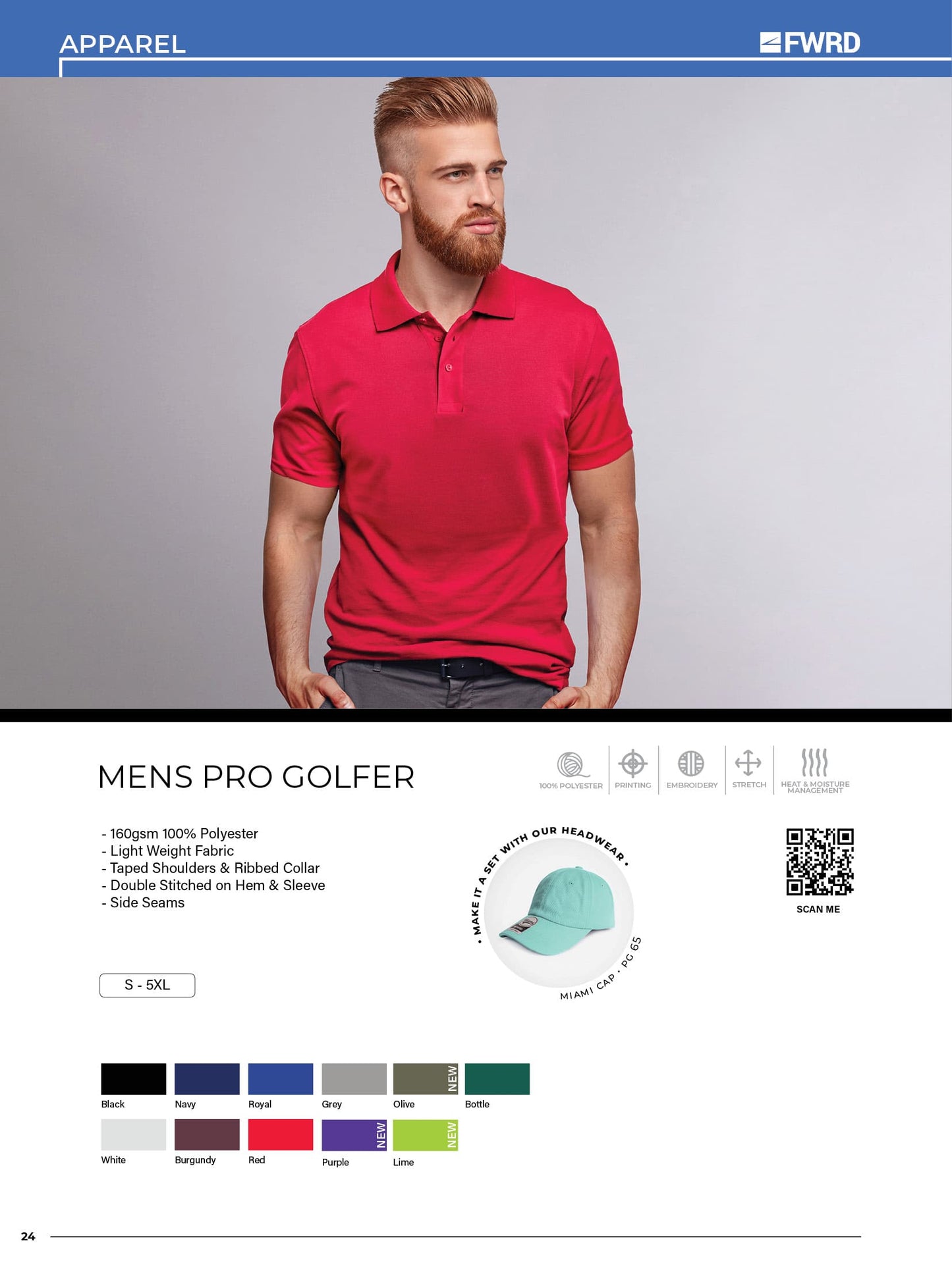 MENS PRO GOLFER - FWRD