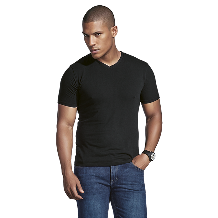 170g Slim Fit V-Neck T-Shirt Mens - Barron