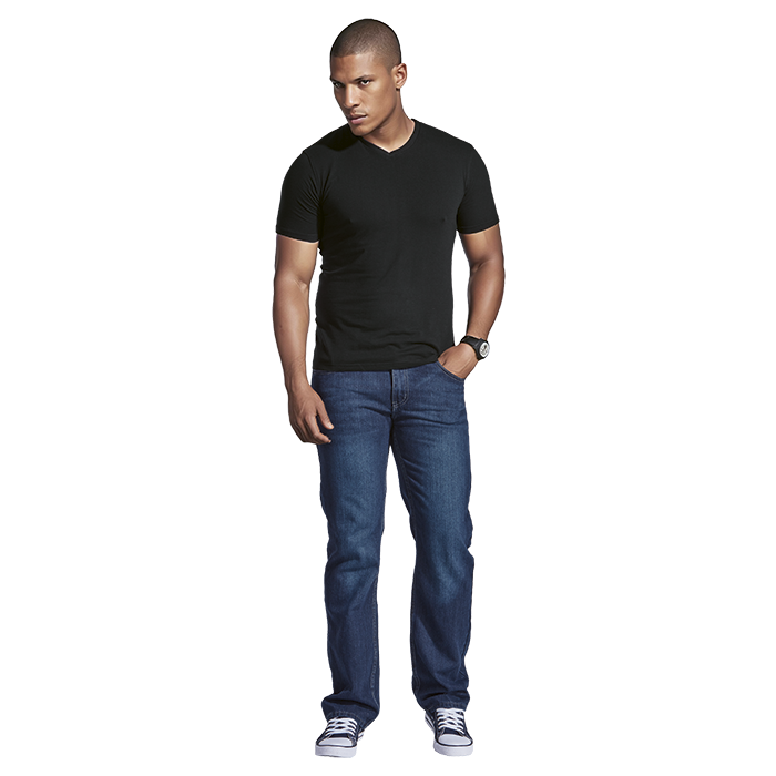 170g Slim Fit V-Neck T-Shirt Mens - Barron