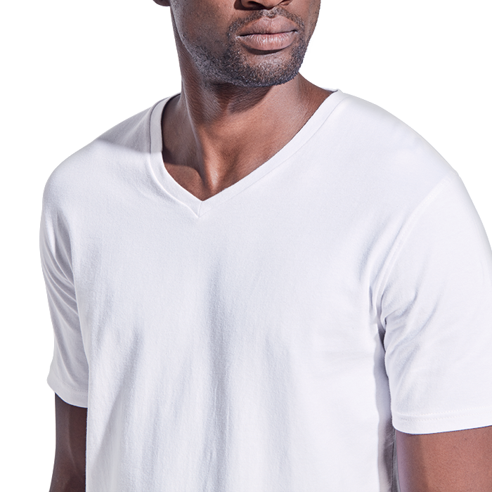 170g Slim Fit V-Neck T-Shirt Mens - Barron