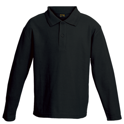 175g Pique Knit Long Sleeve Golfer Kiddies - Barron