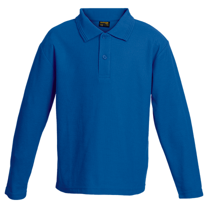 175g Pique Knit Long Sleeve Golfer Kiddies - Barron