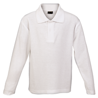 175g Pique Knit Long Sleeve Golfer Kiddies - Barron