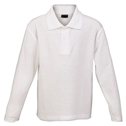 175g Pique Knit Long Sleeve Golfer Kiddies - Barron