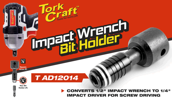 Adaptor 1/2'f Sq X 1/4'f Hex 60mm Mag Impact Wrench Ratchet Socket