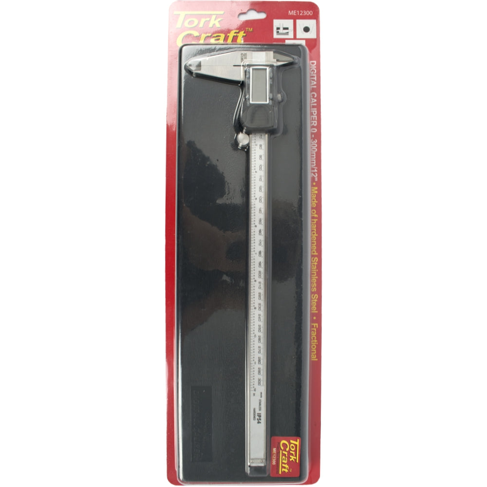 Vernier Digital Frac. 300mm S/steel 0.01mm Acc. Abs Func. Ip54