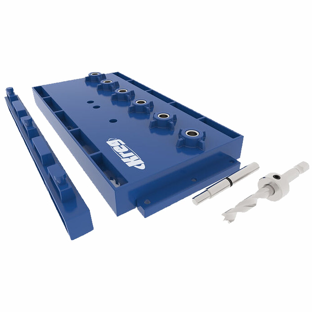 Kreg Shelf Pin Jig with 5mm Drill Bit – Hardened Steel Guides