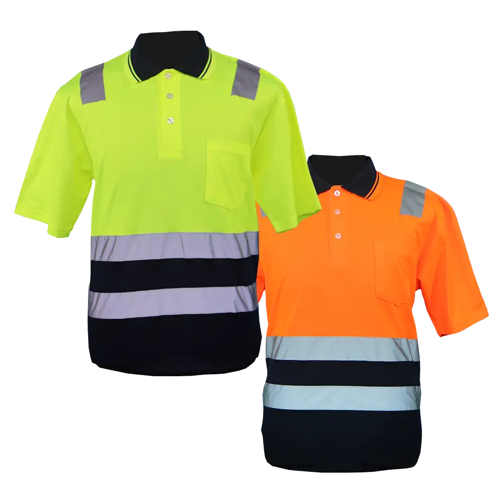 Pinnacle Two Tone Hiviz Golf Shirt