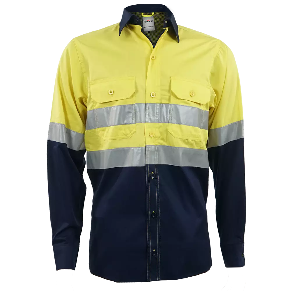 Pinnacle Vented Reflective Mining Shirt