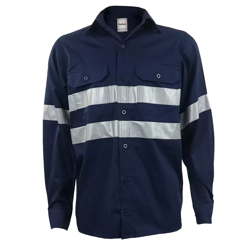 Pinnacle Vented Reflective Mining Shirt