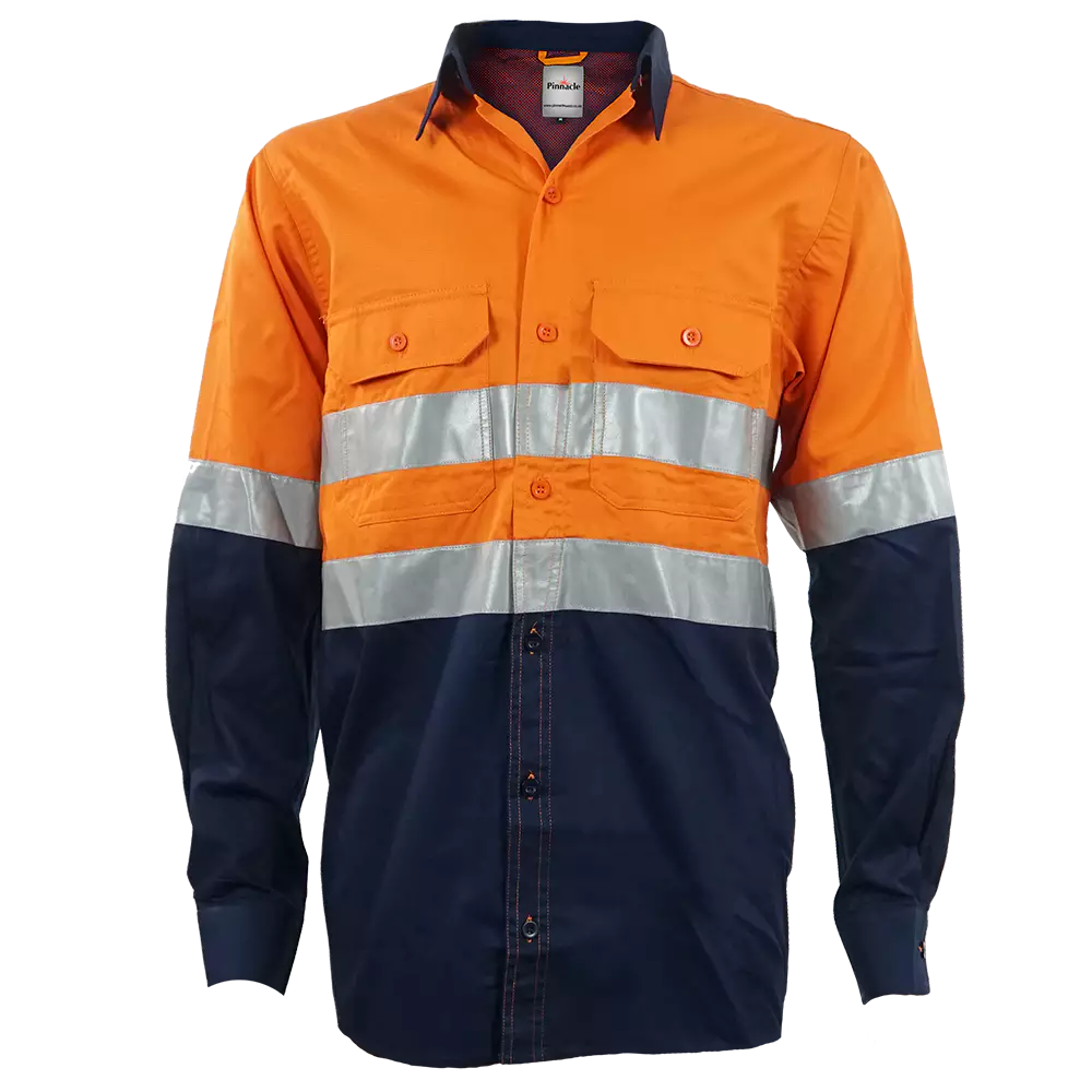 Pinnacle Vented Reflective Mining Shirt