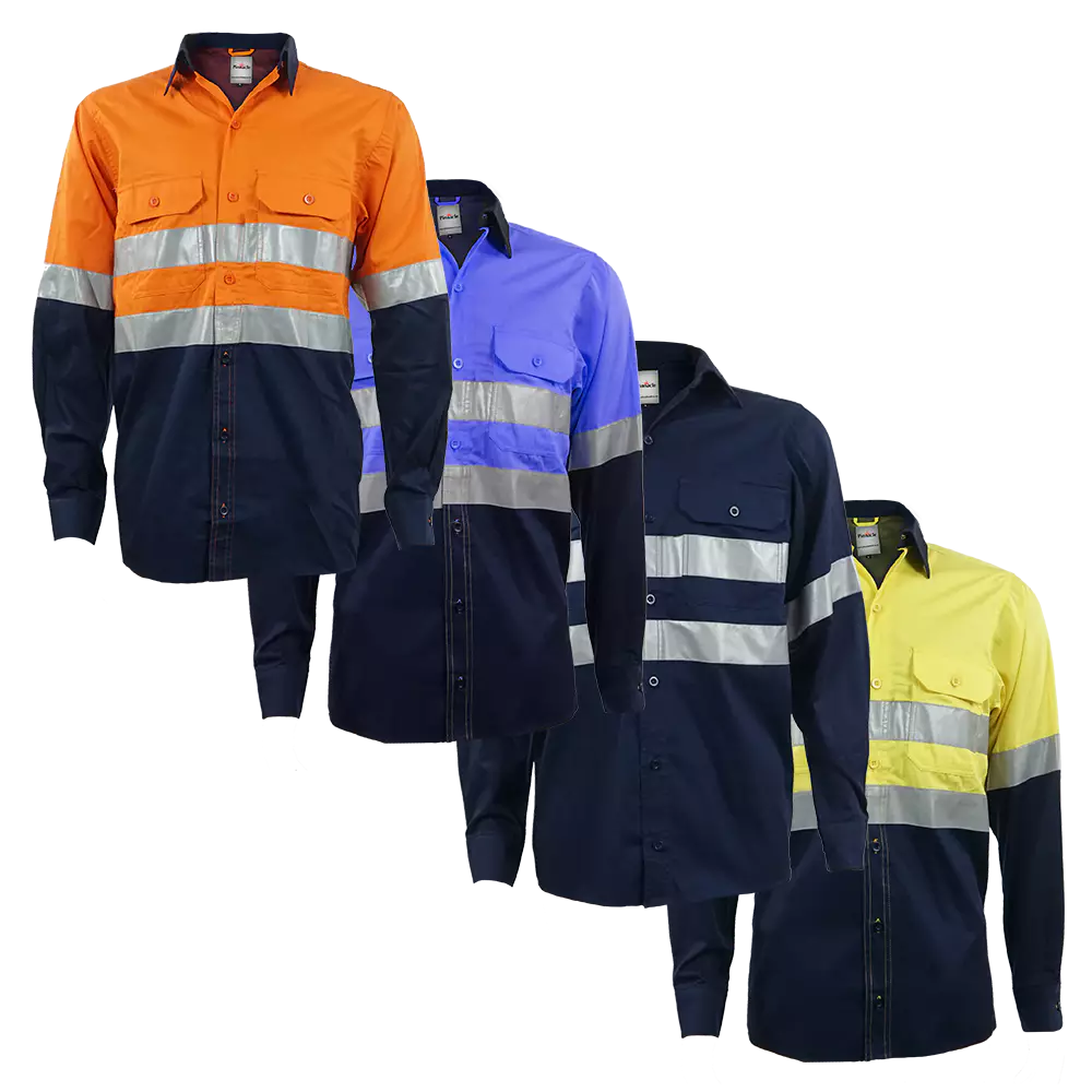 Pinnacle Vented Reflective Mining Shirt