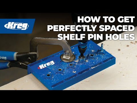 Kreg Shelf Pin Jig with 5mm Drill Bit – Hardened Steel Guides