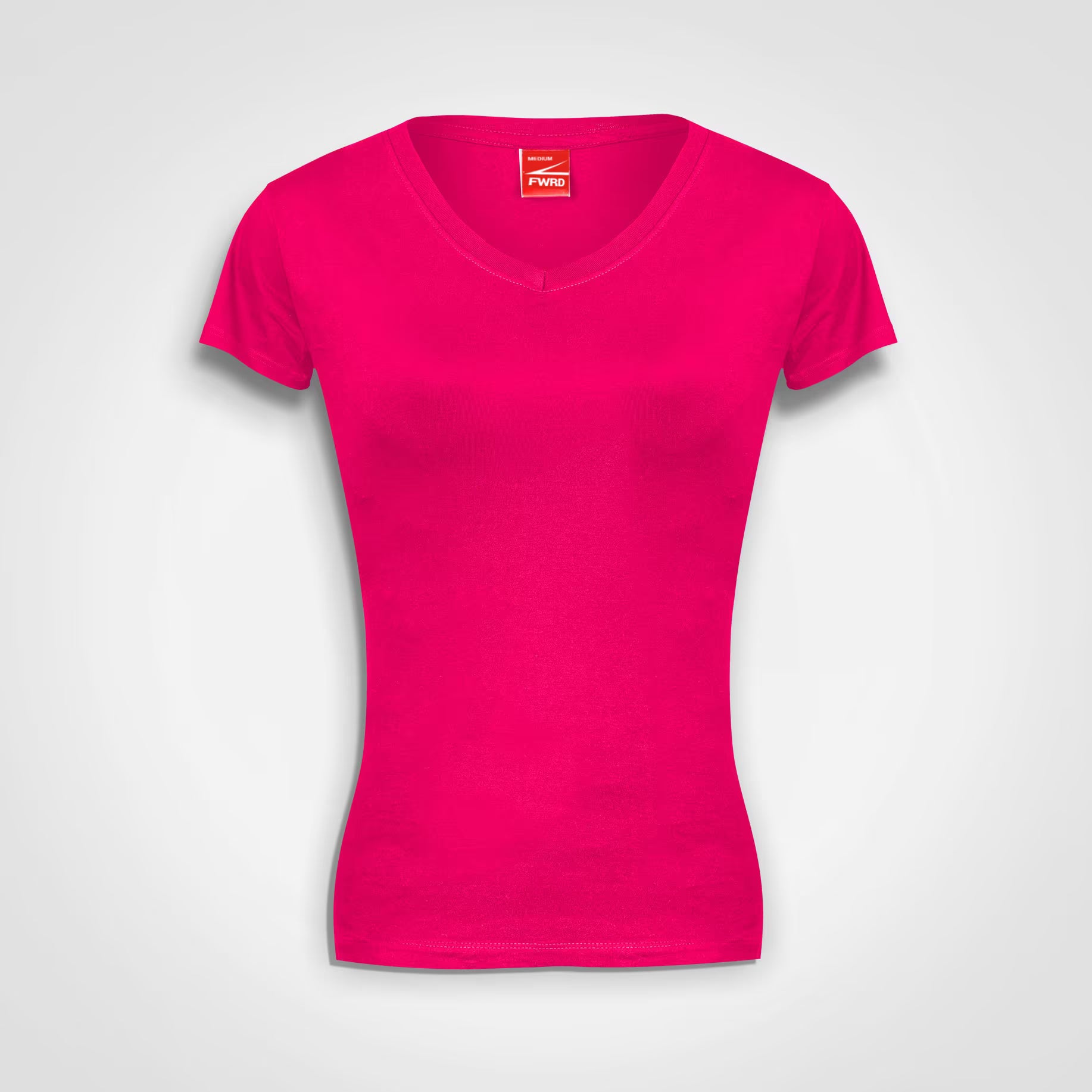 Ladies Fitted V-Neck T-Shirt - FWRD