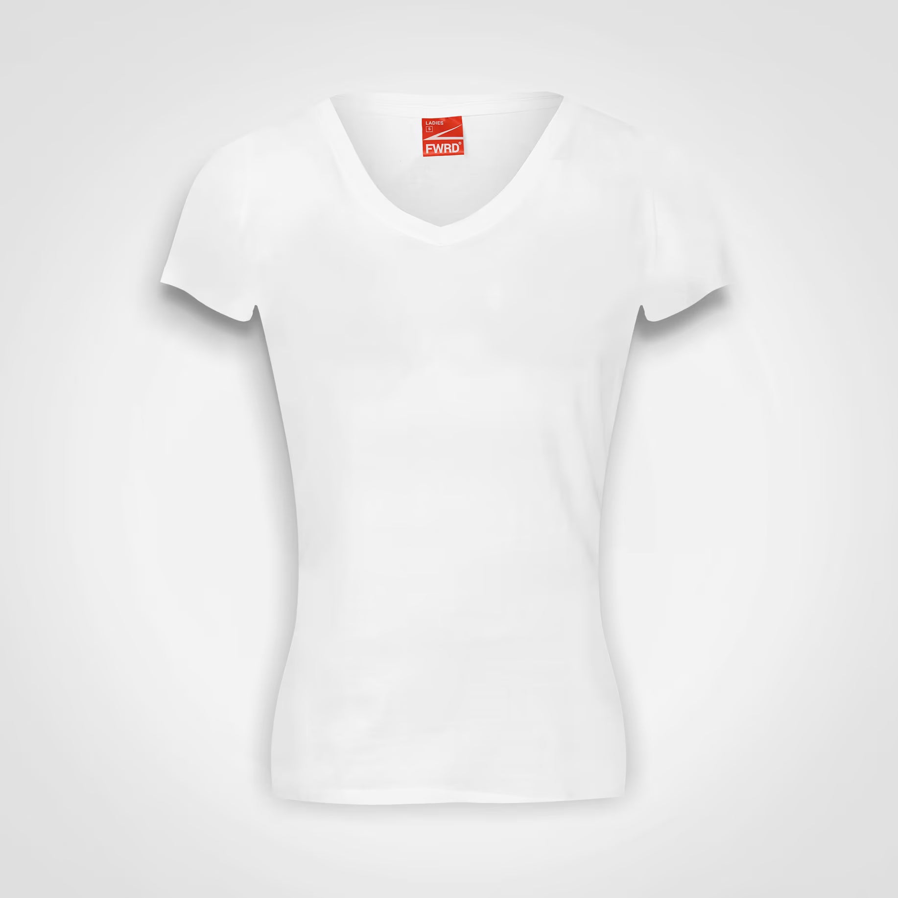 Ladies Fitted V-Neck T-Shirt - FWRD